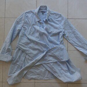 COS Button Up Wrap Waist Blouse